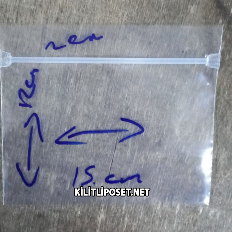 12x15 Baskısız Kilitli Poşet